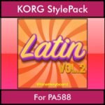 The Greatest Styles By PK Vol. 16  - Latin Vol. 02 - 60 Styles / Song Styles for KORG PA588 in STY format