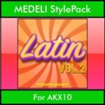 The Greatest Styles By PK Vol. 16  - Latin Vol. 02 - 60 Styles / Song Styles for MEDELI AKX10 in STY format