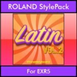 The Greatest Styles By PK Vol. 16  - Latin Vol. 02 - 60 Styles / Song Styles for ROLAND EXR5 in STL format
