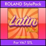 The Greatest Styles By PK Vol. 16  - Latin Vol. 02 - 60 Styles / Song Styles for ROLAND VA7 STL in STL format