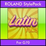 The Greatest Styles By PK Vol. 17  - Latin Vol. 03 - 60 Styles / Song Styles for ROLAND G70 in STL format