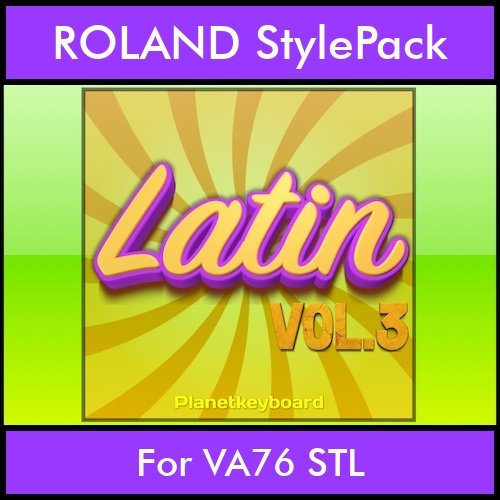 The Greatest Styles By PK Vol. 17  - Latin Vol. 03 - 60 Styles / Song Styles for ROLAND VA76 STL in STL format The Greatest Styles By PK Vol. 17  - Latin Vol. 03 - 60 Styles / Song Styles for ROLAND VA76 STL in STL format