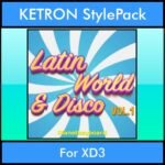 The Greatest Styles By PK Vol. 18  - Latin World and Disco Vol. 01 - 60 Styles / Song Styles for KETRON XD3 in PAT format