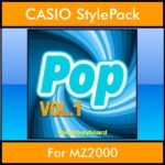 The Greatest Styles By PK Vol. 19  - Pop Vol. 01 - 60 Styles / Song Styles for CASIO MZ2000 in STL format