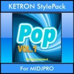 The Greatest Styles By PK Vol. 19  - Pop Vol. 01 - 60 Styles / Song Styles for KETRON MIDJPRO in KST format