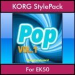 The Greatest Styles By PK Vol. 19  - Pop Vol. 01 - 60 Styles / Song Styles for KORG EK50 in STY format