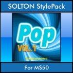 The Greatest Styles By PK Vol. 19  - Pop Vol. 01 - 60 Styles / Song Styles for SOLTON MS50 in PAT format