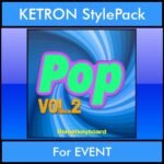 The Greatest Styles By PK Vol. 20  - Pop Vol. 02 - 60 Styles / Song Styles for KETRON EVENT in KST format