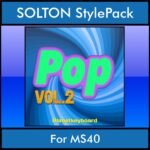 The Greatest Styles By PK Vol. 20  - Pop Vol. 02 - 60 Styles / Song Styles for SOLTON MS40 in PAT format
