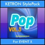 The Greatest Styles By PK Vol. 21  - Pop Vol. 03 - 60 Styles / Song Styles for KETRON EVENT X in KST format