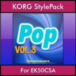 The Greatest Styles By PK Vol. 21 - Pop Vol. 03 - 60 Styles / Song Styles for KORG EK50CSA in STY format