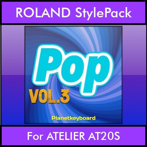 The Greatest Styles By PK Vol. 21 - Pop Vol. 03 - 60 Styles / Song Styles for ROLAND ATELIER AT20S in STL format The Greatest Styles By PK Vol. 21 - Pop Vol. 03 - 60 Styles / Song Styles for ROLAND ATELIER AT20S in STL format