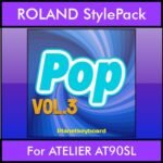 The Greatest Styles By PK Vol. 21  - Pop Vol. 03 - 60 Styles / Song Styles for ROLAND ATELIER AT90SL in STL format
