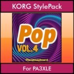 The Greatest Styles By PK Vol. 22  - Pop Vol. 04 - 60 Styles / Song Styles for KORG PA3XLE in STY format