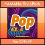 The Greatest Styles By PK Vol. 22  - Pop Vol. 04 - 60 Styles / Song Styles for YAMAHA CVP409 in STY format