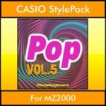 The Greatest Styles By PK Vol. 23  - Pop Vol. 05 - 60 Styles / Song Styles for CASIO MZ2000 in STL format