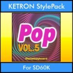 The Greatest Styles By PK Vol. 23  - Pop Vol. 05 - 60 Styles / Song Styles for KETRON SD60K in KST format