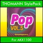 The Greatest Styles By PK Vol. 23  - Pop Vol. 05 - 60 Styles / Song Styles for THOMANN AKX1100 in STY format