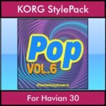 The Greatest Styles By PK Vol. 24  - Pop Vol. 06 - 60 Styles / Song Styles for KORG Havian 30 in STY format