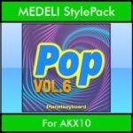 The Greatest Styles By PK Vol. 24  - Pop Vol. 06 - 60 Styles / Song Styles for MEDELI AKX10 in STY format