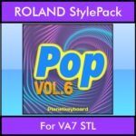 The Greatest Styles By PK Vol. 24  - Pop Vol. 06 - 60 Styles / Song Styles for ROLAND VA7 STL in STL format