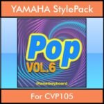 The Greatest Styles By PK Vol. 24  - Pop Vol. 06 - 60 Styles / Song Styles for YAMAHA CVP105 in STY format
