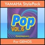 The Greatest Styles By PK Vol. 24  - Pop Vol. 06 - 60 Styles / Song Styles for YAMAHA GENOS in STY format