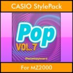 The Greatest Styles By PK Vol. 25  - Pop Vol. 07 - 60 Styles / Song Styles for CASIO MZ2000 in STL format