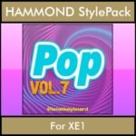 The Greatest Styles By PK Vol. 25  - Pop Vol. 07 - 60 Styles / Song Styles for HAMMOND XE1 in PAT format