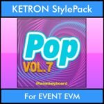 The Greatest Styles By PK Vol. 25  - Pop Vol. 07 - 60 Styles / Song Styles for KETRON EVENT EVM in KST format