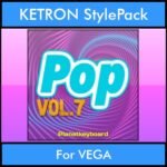 The Greatest Styles By PK Vol. 25  - Pop Vol. 07 - 60 Styles / Song Styles for KETRON VEGA in PAT format