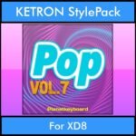 The Greatest Styles By PK Vol. 25  - Pop Vol. 07 - 60 Styles / Song Styles for KETRON XD8 in PAT format