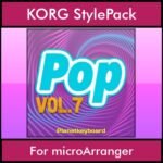 The Greatest Styles By PK Vol. 25  - Pop Vol. 07 - 60 Styles / Song Styles for KORG microArranger in STY format
