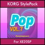 The Greatest Styles By PK Vol. 25  - Pop Vol. 07 - 60 Styles / Song Styles for KORG XE20SP in STY format