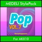 The Greatest Styles By PK Vol. 25  - Pop Vol. 07 - 60 Styles / Song Styles for MEDELI AKX10 in STY format