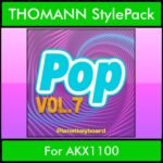 The Greatest Styles By PK Vol. 25  - Pop Vol. 07 - 60 Styles / Song Styles for THOMANN AKX1100 in STY format