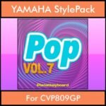 The Greatest Styles By PK Vol. 25  - Pop Vol. 07 - 60 Styles / Song Styles for YAMAHA CVP809GP in STY format