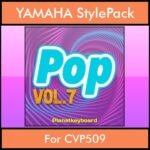 The Greatest Styles By PK Vol. 25  - Pop Vol. 07 - 60 Styles / Song Styles for YAMAHA CVP509 in STY format