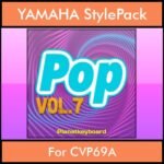 The Greatest Styles By PK Vol. 25  - Pop Vol. 07 - 60 Styles / Song Styles for YAMAHA CVP69A in STY format