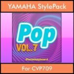 The Greatest Styles By PK Vol. 25  - Pop Vol. 07 - 60 Styles / Song Styles for YAMAHA CVP709 in STY format