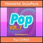 The Greatest Styles By PK Vol. 25  - Pop Vol. 07 - 60 Styles / Song Styles for YAMAHA CVP69 in STY format