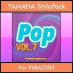 The Greatest Styles By PK Vol. 25  - Pop Vol. 07 - 60 Styles / Song Styles for YAMAHA PSRA2000 in STY format