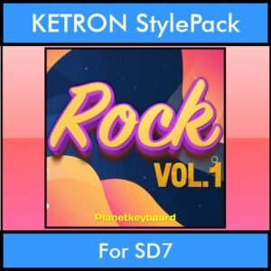 The Greatest Styles By PK Vol. 26  - Rock Vol. 01 - 60 Styles / Song Styles for KETRON SD7 in KST format