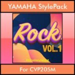 The Greatest Styles By PK Vol. 26  - Rock Vol. 01 - 60 Styles / Song Styles for YAMAHA CVP205M in STY format