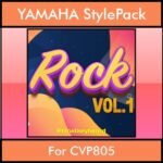 The Greatest Styles By PK Vol. 26  - Rock Vol. 01 - 60 Styles / Song Styles for YAMAHA CVP805 in STY format