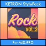 The Greatest Styles By PK Vol. 27  - Rock Vol. 02 - 60 Styles / Song Styles for KETRON MIDJPRO in KST format