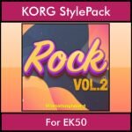 The Greatest Styles By PK Vol. 27  - Rock Vol. 02 - 60 Styles / Song Styles for KORG EK50 in STY format