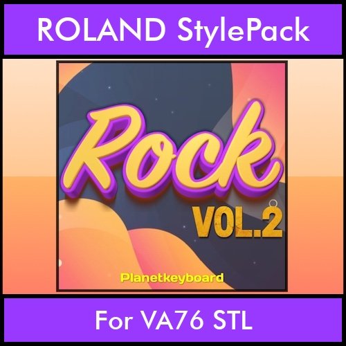 The Greatest Styles By PK Vol. 27  - Rock Vol. 02 - 60 Styles / Song Styles for ROLAND VA76 STL in STL format The Greatest Styles By PK Vol. 27  - Rock Vol. 02 - 60 Styles / Song Styles for ROLAND VA76 STL in STL format