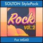 The Greatest Styles By PK Vol. 27  - Rock Vol. 02 - 60 Styles / Song Styles for SOLTON MS40 in PAT format