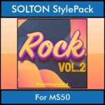 The Greatest Styles By PK Vol. 27  - Rock Vol. 02 - 60 Styles / Song Styles for SOLTON MS50 in PAT format
